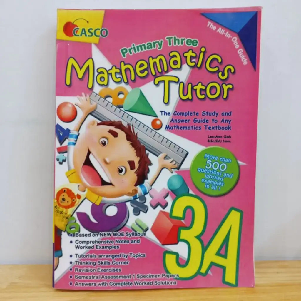 Casco Primary Three Maths Tutor 3A