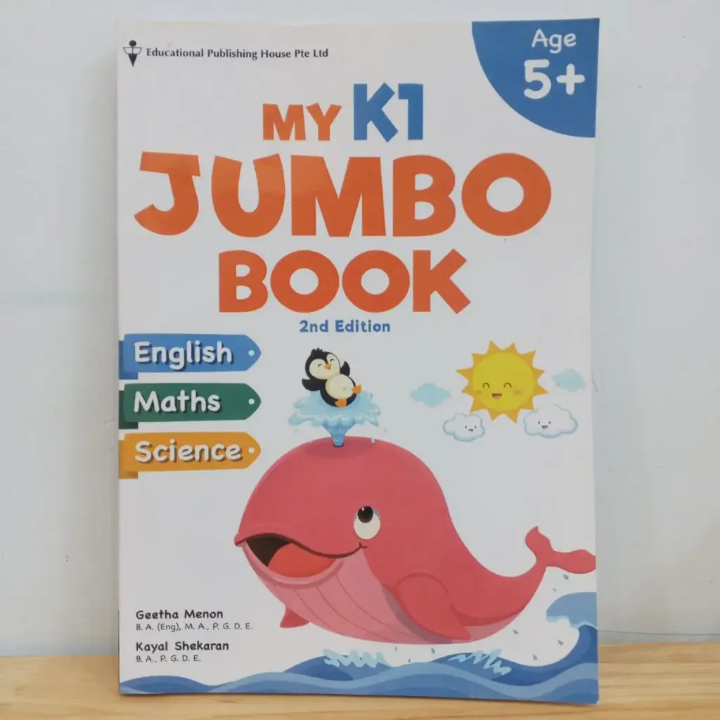 EPH My K1 Jumbo Book (Age: 5+) (English, Maths, Science)
