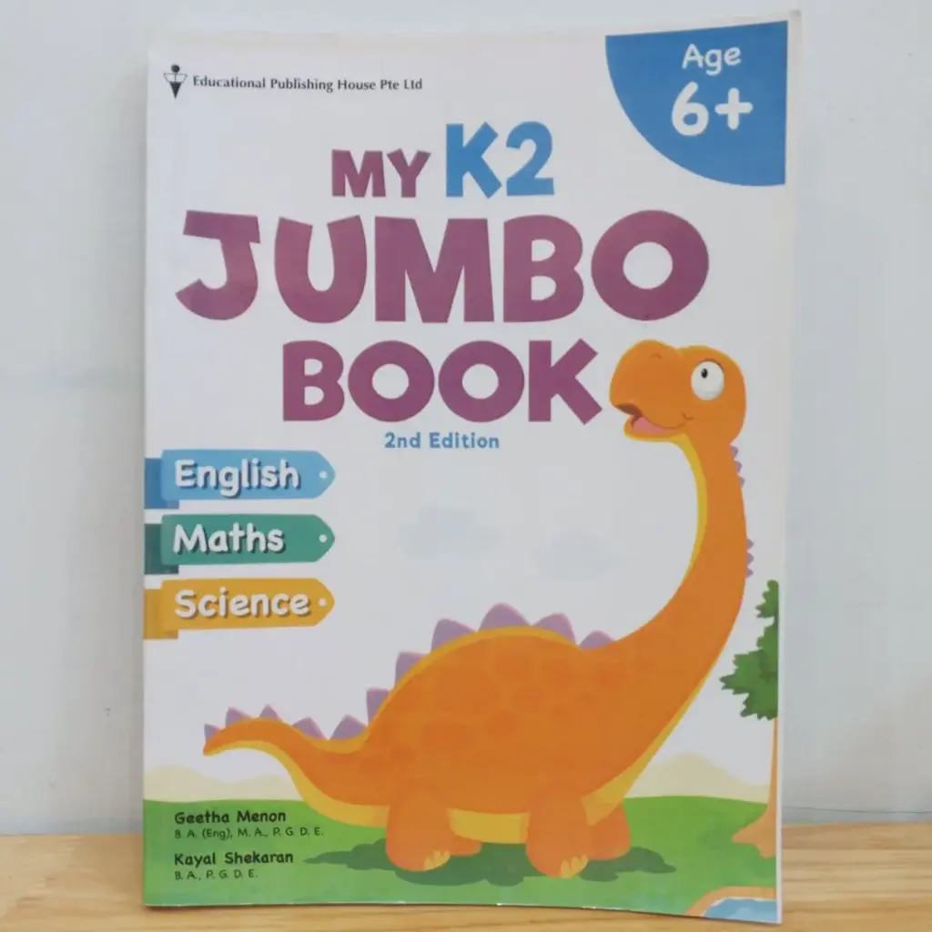 EPH My K2 Jumbo Book (Age: 6+) (English, Maths, Science)