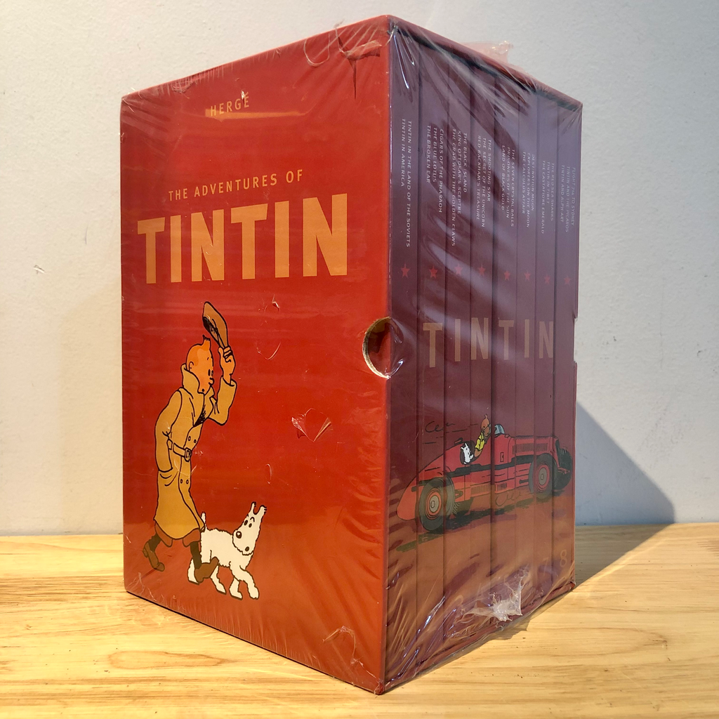 The Adventures of Tintin (Hardcover Red Box) (8 Books Set)