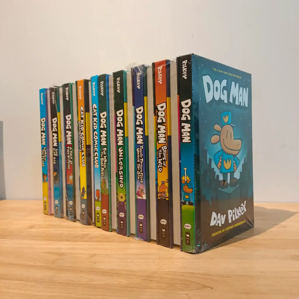 Dog Man Books Series Set 1-18