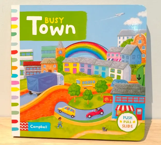 Campbell Push Pull Slide: Busy Town