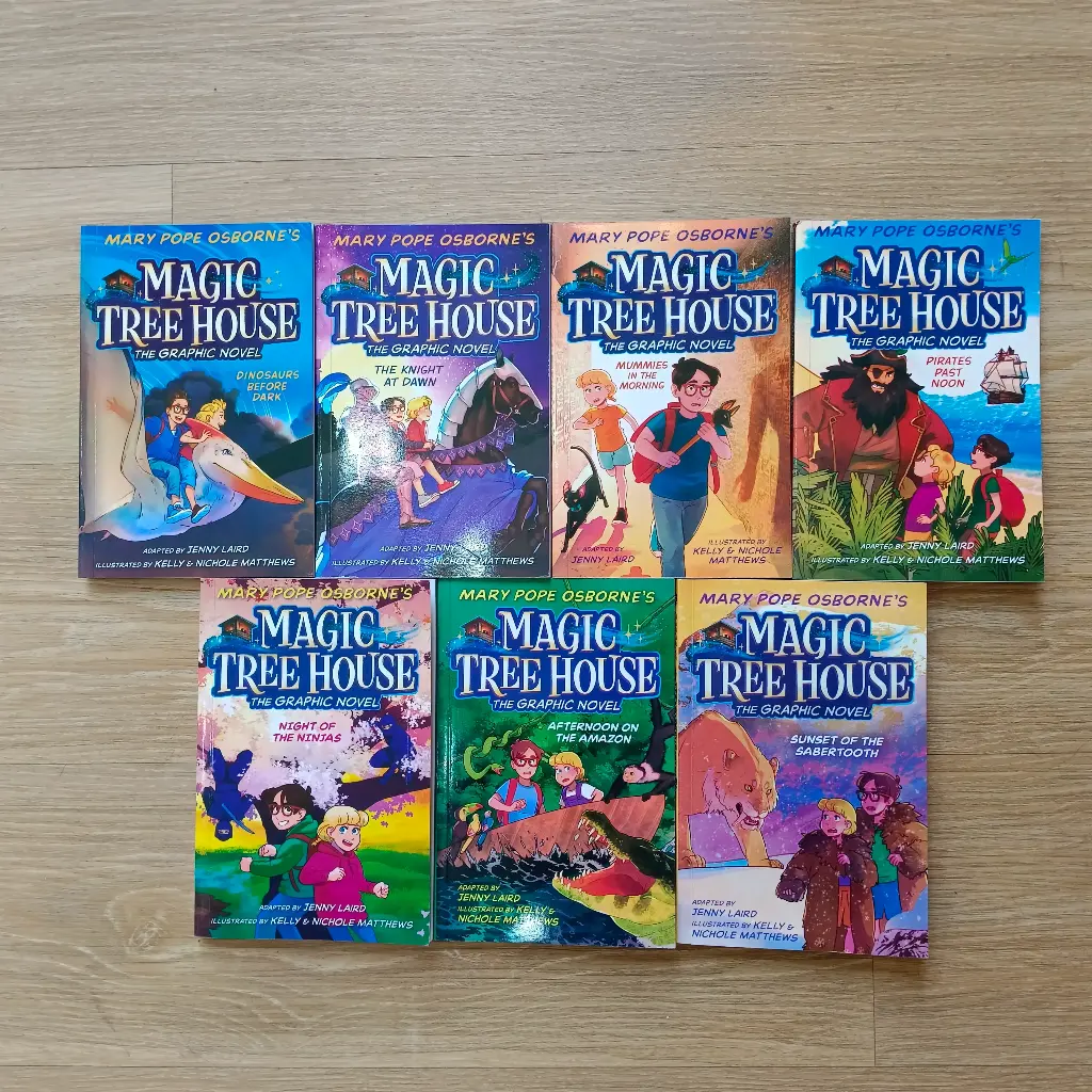 Magic Tree House Graphic Novel (7 Book Set)