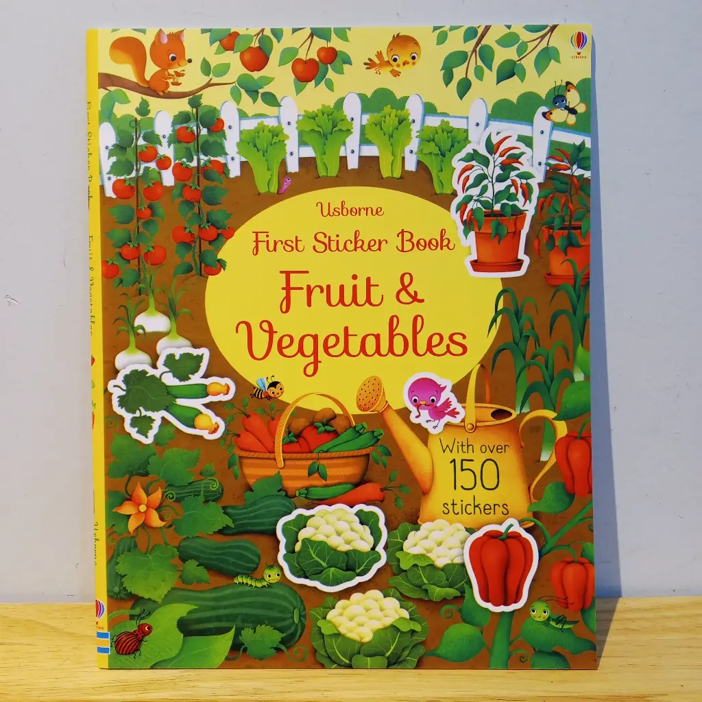Usborne First Sticker Book: Fruit & Vegetables