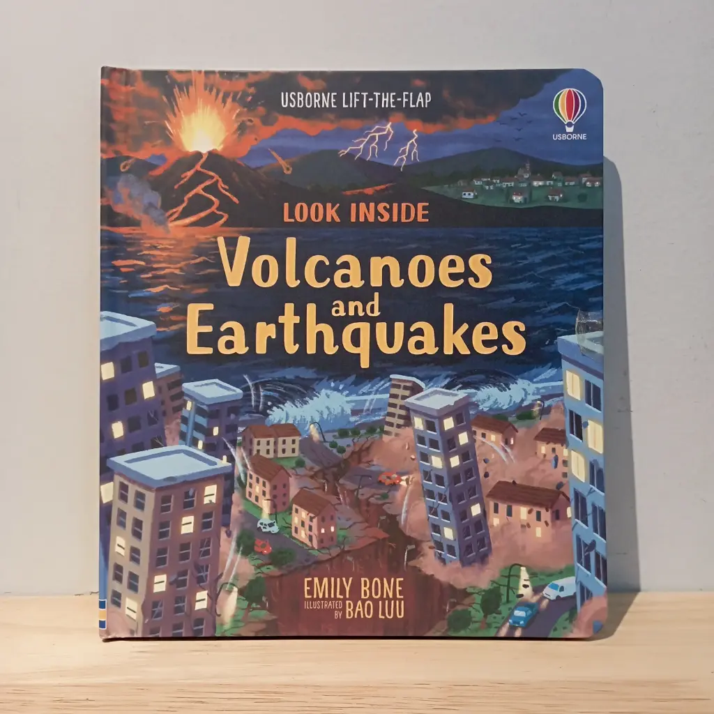 Usborne Look Inside Volcanoes and Earthquakes