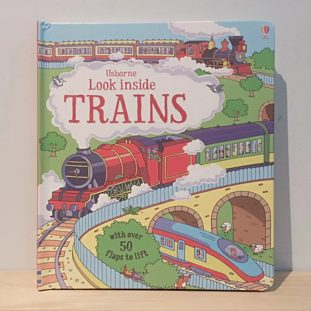 Usborne Look Inside Trains