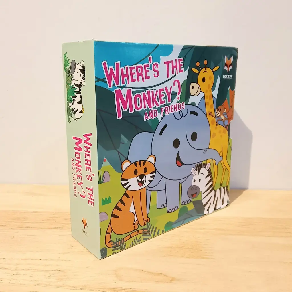 Where is the Monkey? and Friends (4 Books Set)