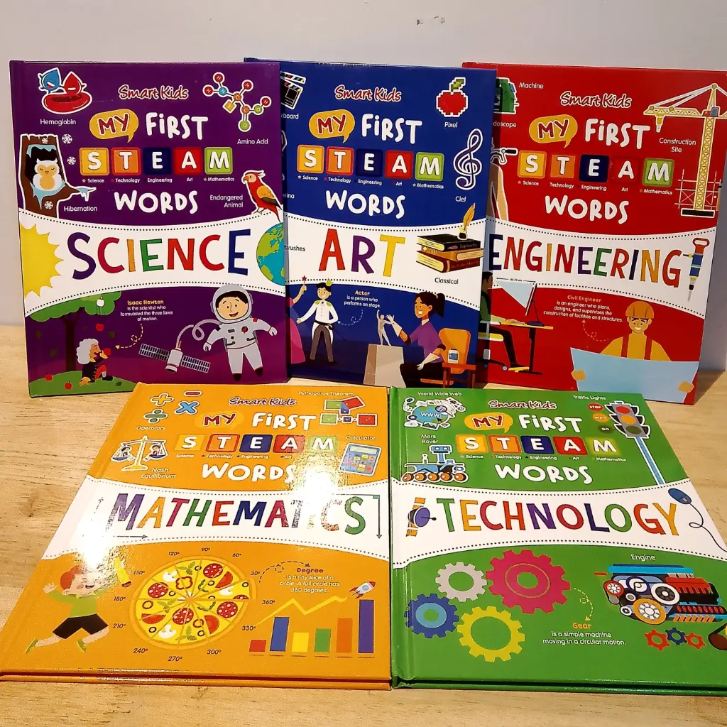 My First STEAM Words (5 Books Set)