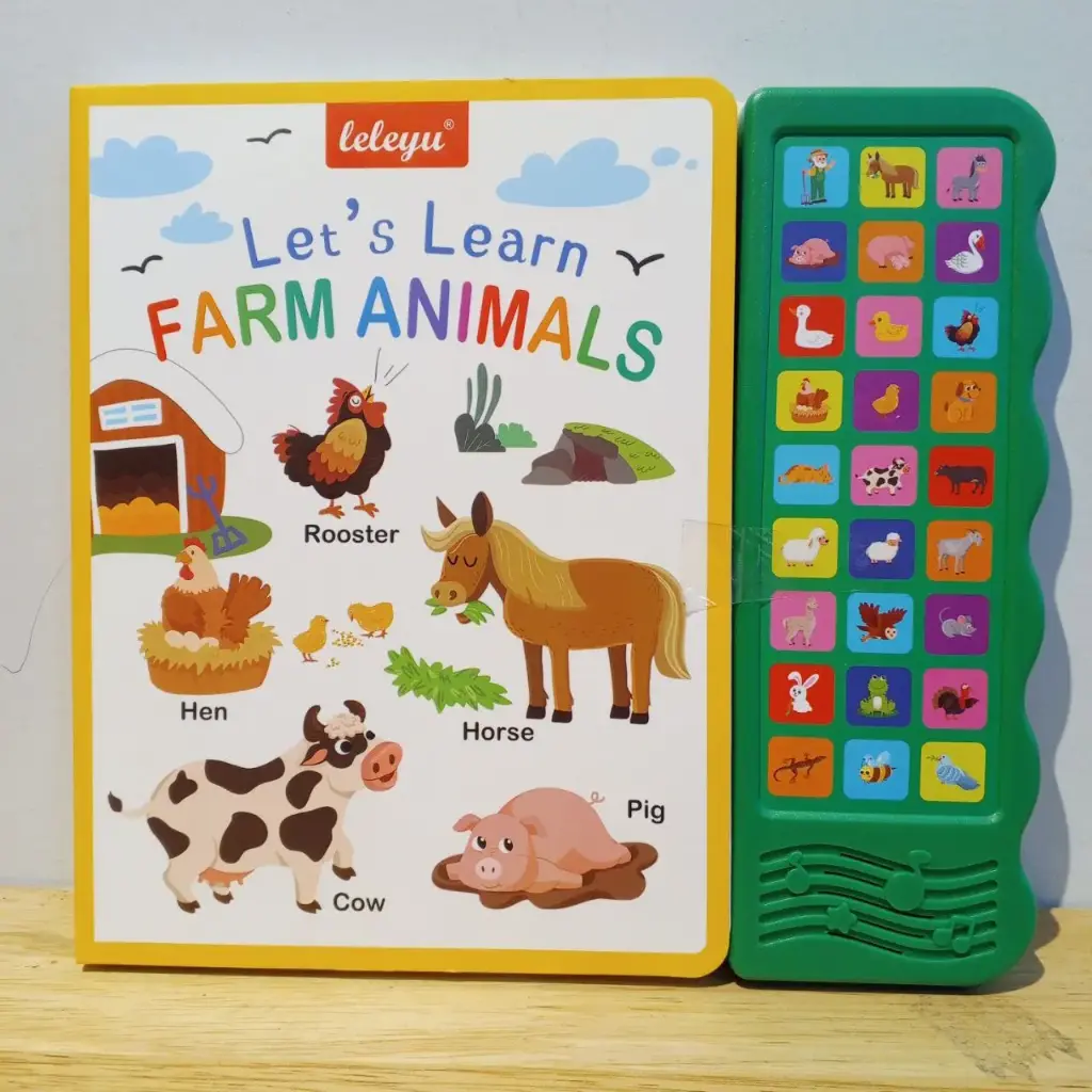 Let's Learn: Farm Animals (Sound Book)