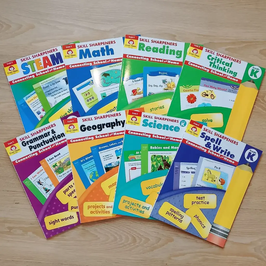 Skill Sharpener (Grade K) (8 Books Set)