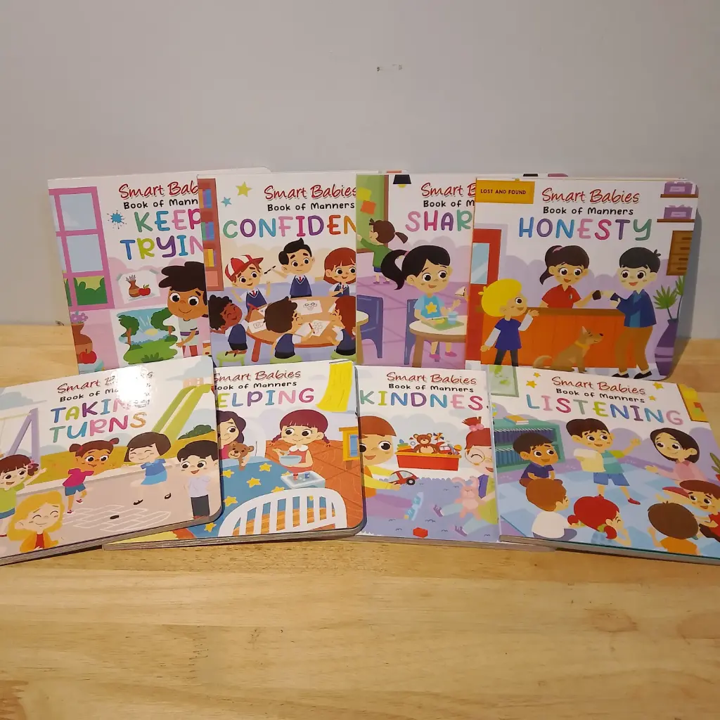 Smart Babies Book of Manners Series (8 Books Set)