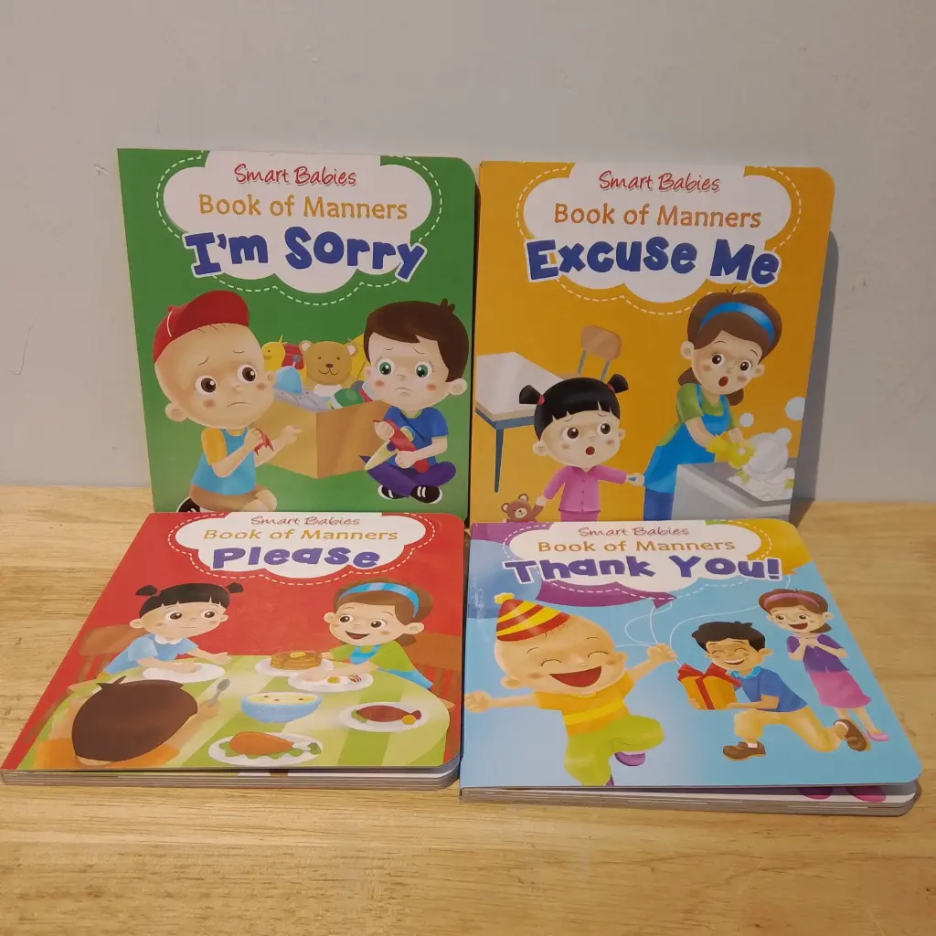 Smart Babies Book of Manners / small Series (4 Books Set)