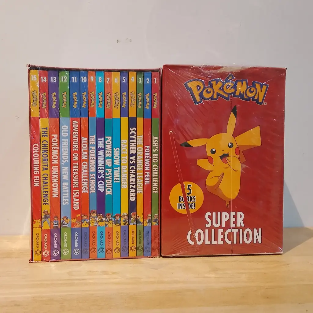 Pokemon Super Collection (15 Books Set)