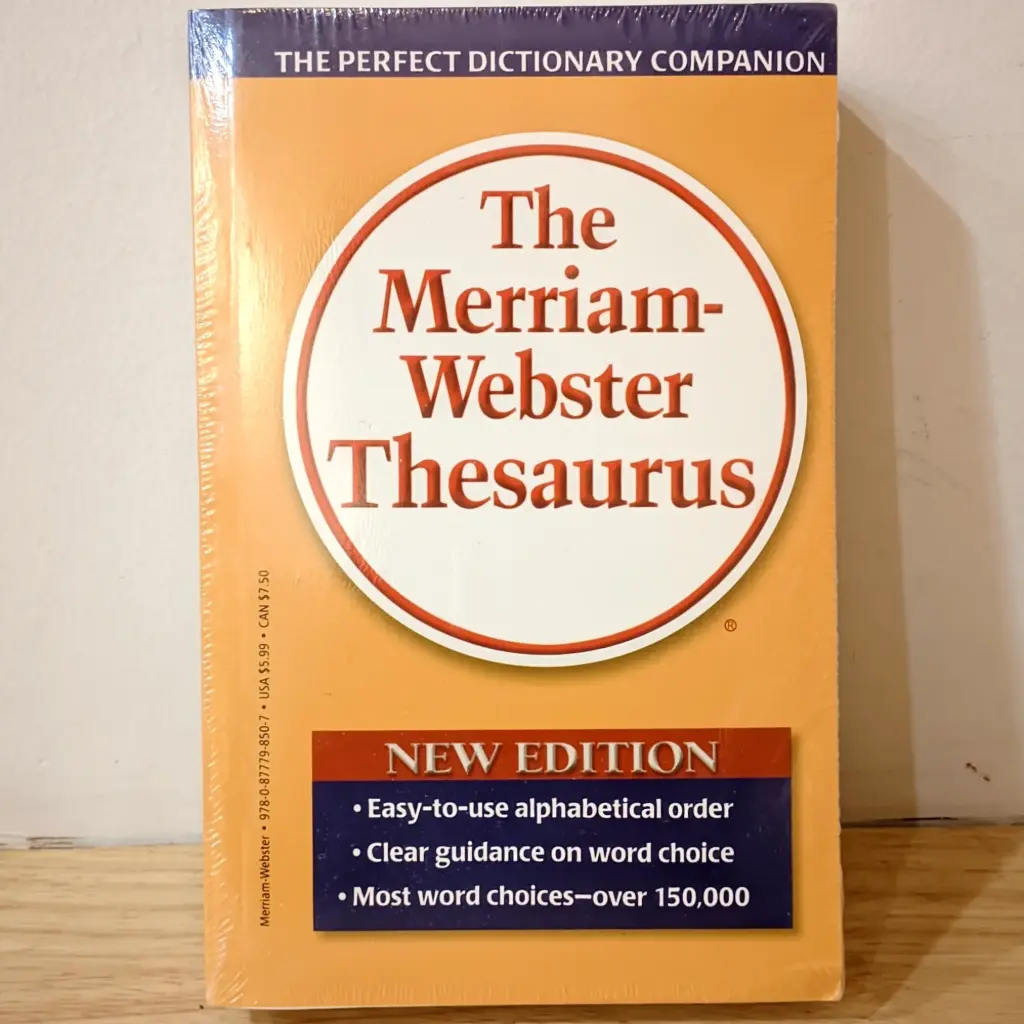 The Merriam-webster Thesaurus