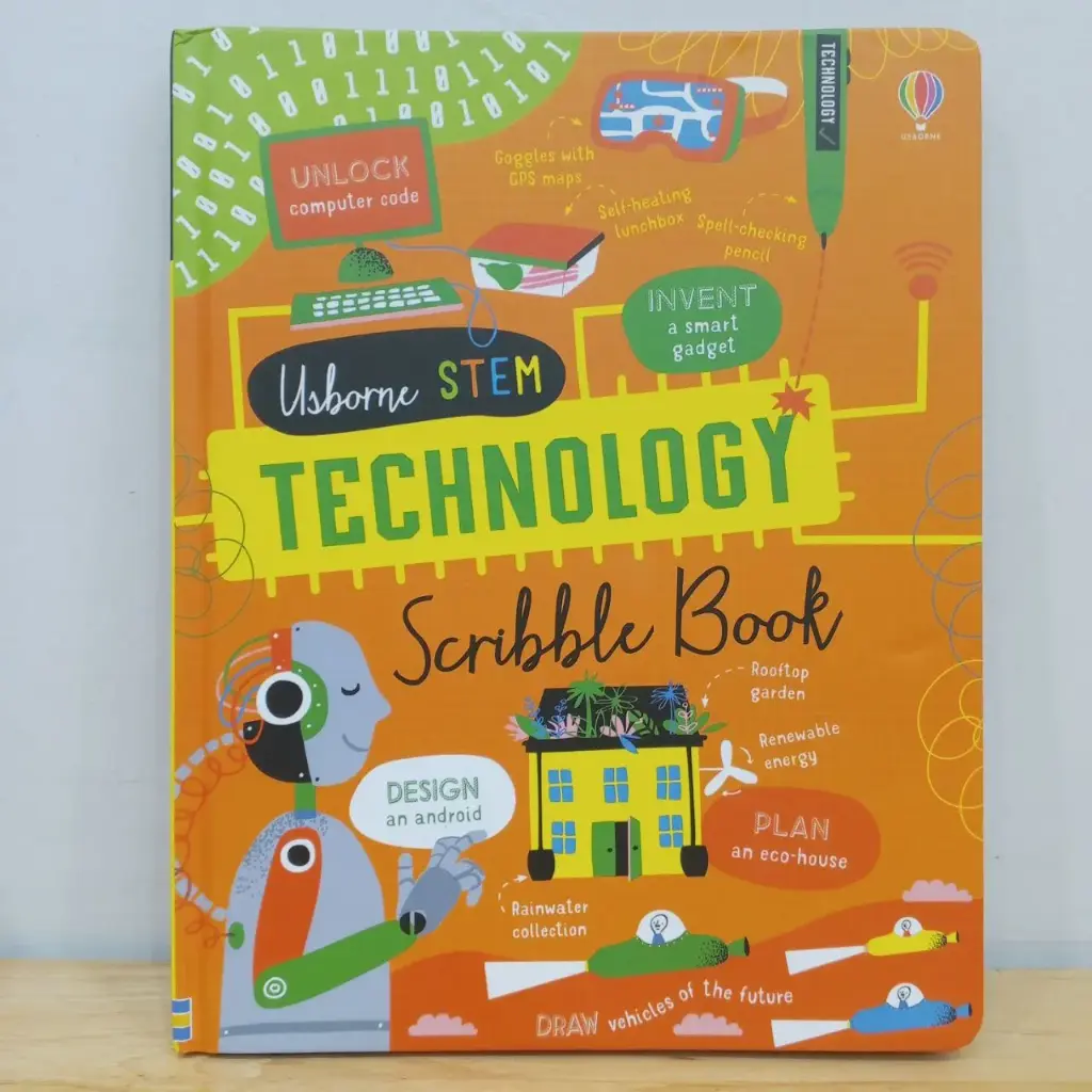 Usborne Stem Scribble Book: Technology