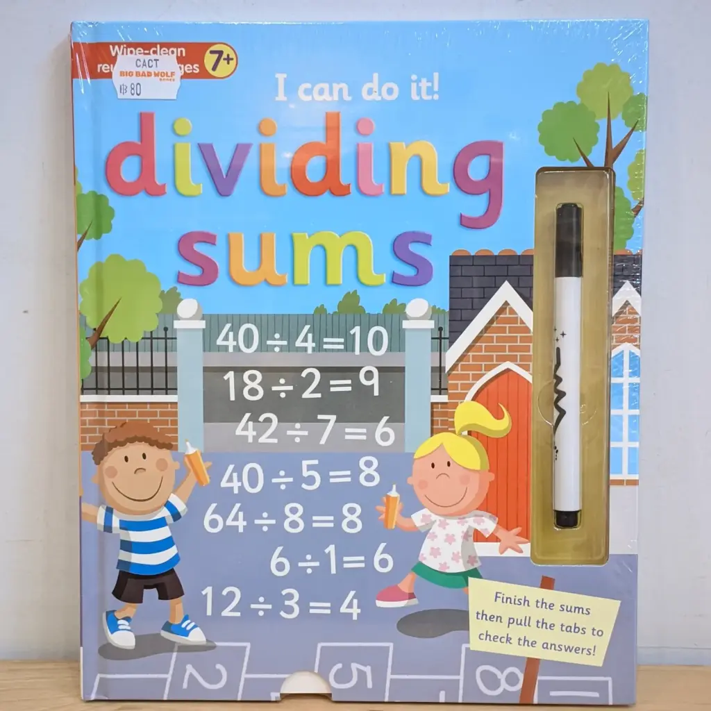 Wipe-Clean Dividing sums: I can do it