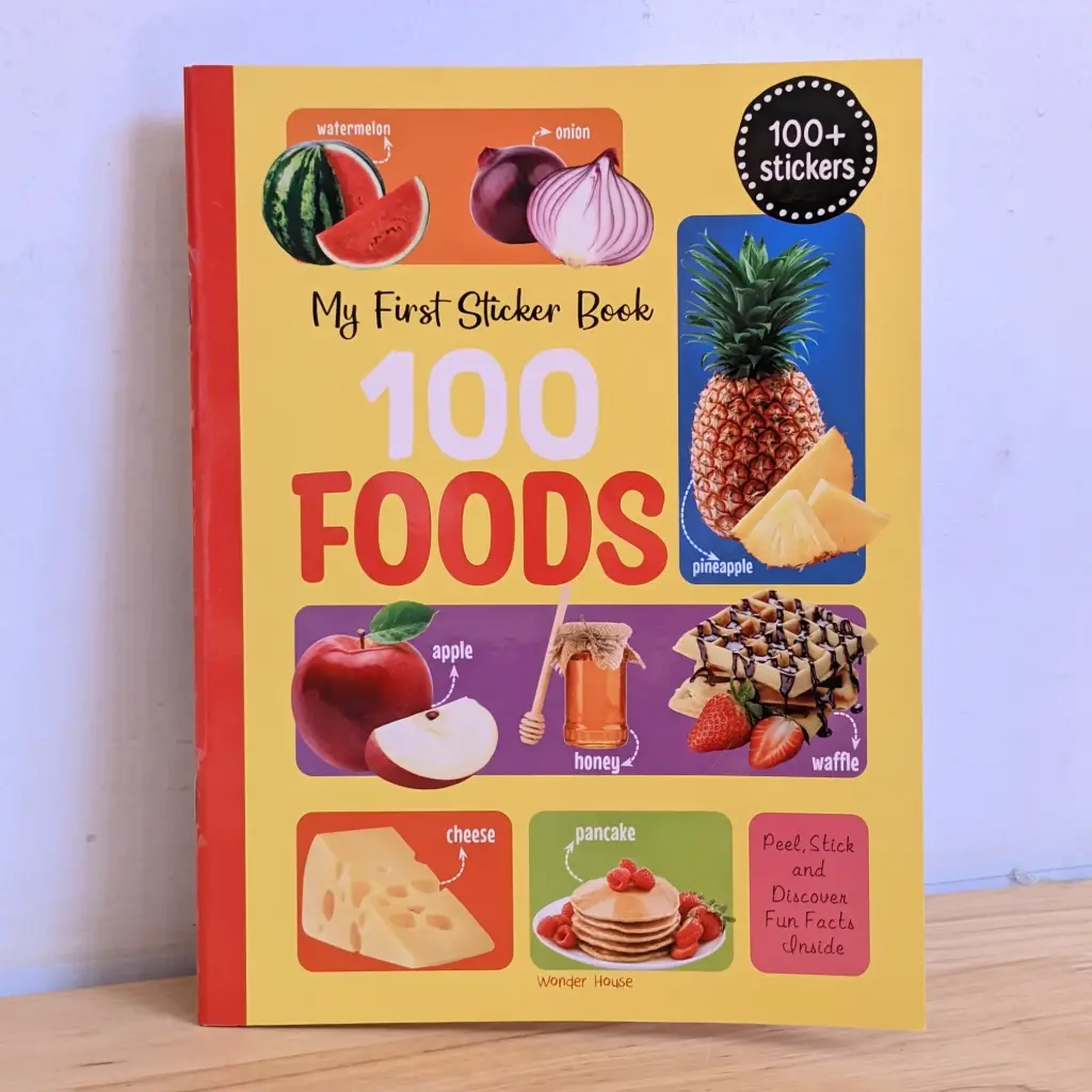 My First Sticker Book 100 Foods