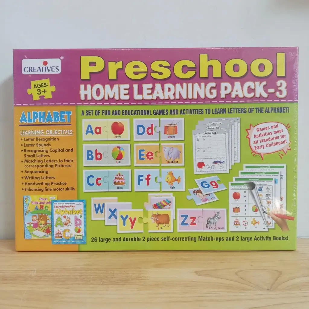 Preschool Home Learning Pack-3 : Alphabet