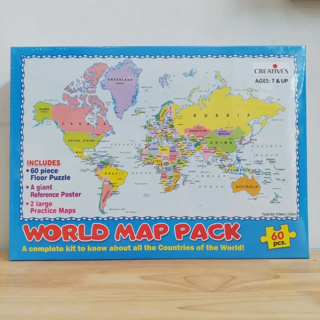 World Map Pack: A complete kit to know about all the Countries of the World