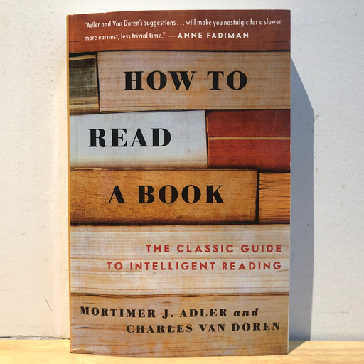 [AR0030] How to Read a Book: The Classic Guide to Intelligent Reading