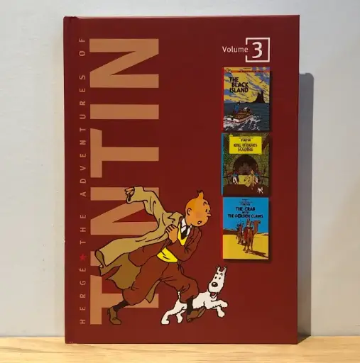 [RP0091] The Adventures Of TinTin Volume 3: THE BLACK ISLAND, KING OTTOKAR'S SCEPTRE, THE CRAB WITH THE GOLDEN CLAWS (By Julien Lepaux)