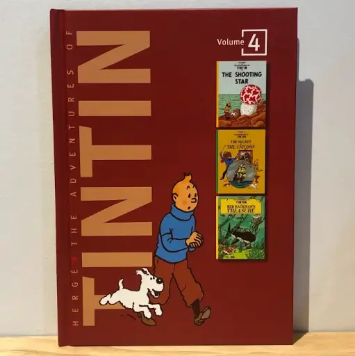 [RP0092] The Adventures Of Tintin Volume 4: THE SHOOTING STAR, THE SECRET OF THE UNICORN, RED RACKHAM'S TREASURE (By Julien Lepaux)