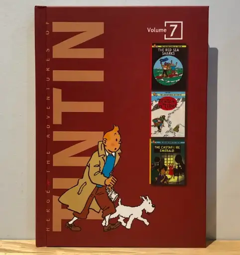 [RP0095] The Adventures Of TinTin Volume 7: THE RED SEA SHARKS, TINTIN IN TIBET, THE CASTAFIORE EMERALD (By Julien Lepaux)