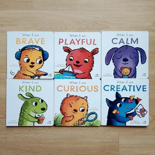 [RPS008] When I am..... (Playful, Calm, Creative, Kind, Curious, Brave) (6 Books Set)