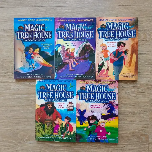 [RPS001] Magic Tree House Graphic Novel (5 Books Set)