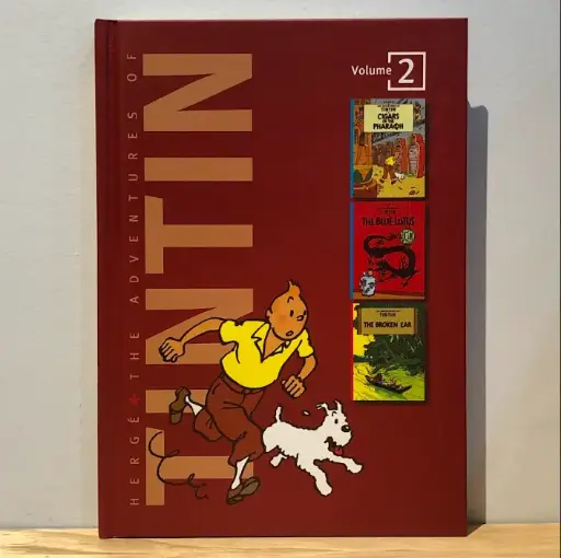 [RP0090] The Adventures Of TinTin Volume 2: CIGARS OF THE PHARAOH, THE BLUE LOTUS, THE BROKEN EAR (By Julien Lepaux)