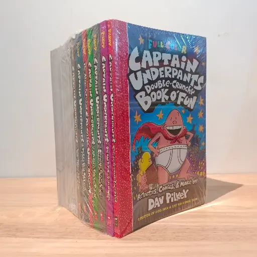 [RPS056] Captain Underpants (By Dav Pilkey) (14 Books Set)