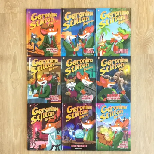 [RPS061] Geronimo Stilton Reporter Set (Graphic Novel) (9 Books Set)