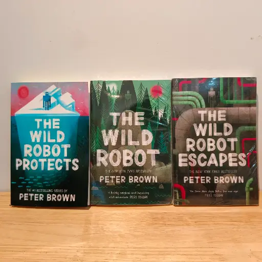 [FC0010] The Wild Robot (3 Books Set) - Peter Brown (Imported Reprint)