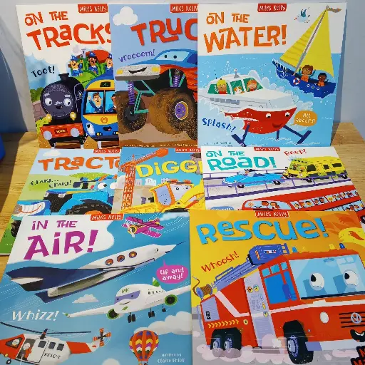 [NCA0075] Miles Kelly Mighty Machines (8 Books Set)
