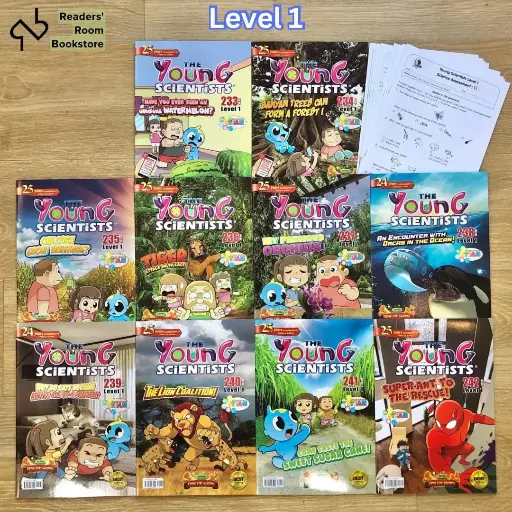 [RPS108] The Young Scientists: Level 1 (10 Books Set)