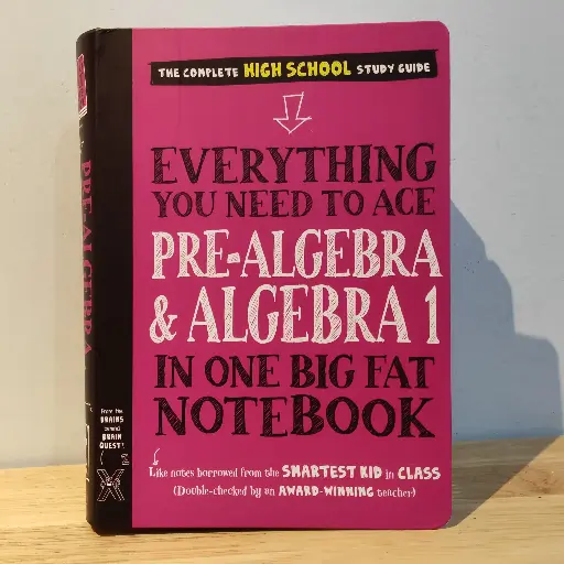 [RP0564] Everything You Need to ACE Pre-Algebra & Algebra 1 in One Big Fat Notebook