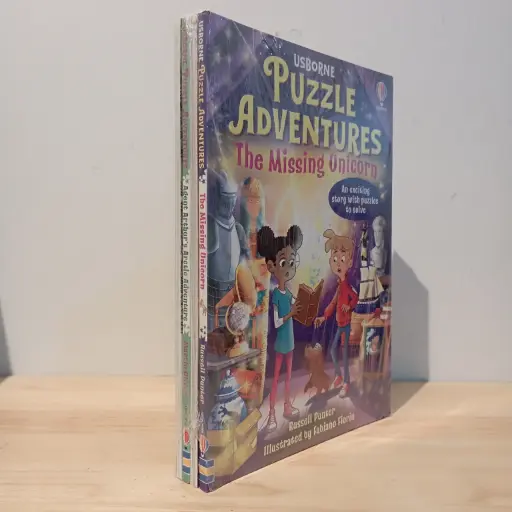 [RPS136] Usborne Puzzle Adventures (Series 1) (4 Books Set)