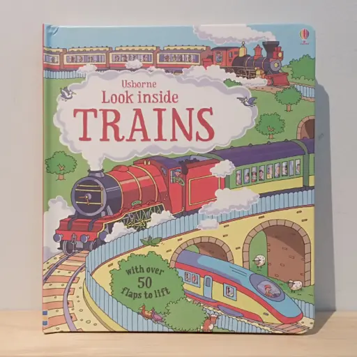 [RP0625] Usborne Look Inside Trains