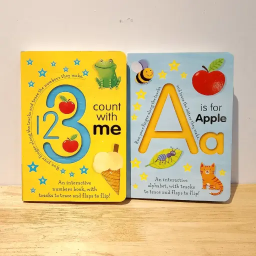 [RPS162] ABC / 123 Tracing & Lift-The-Flaps Board Books