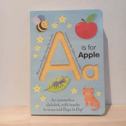 [RP0667] A Is For Apple Tracing & Lift-The-Flaps Board Book
