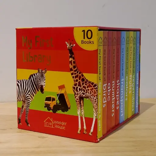 [RPS227] My First Library (Box 1) (Red) (10 Books Set)