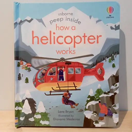 [RP0938] Usborne Peek Inside how a Helicopter works