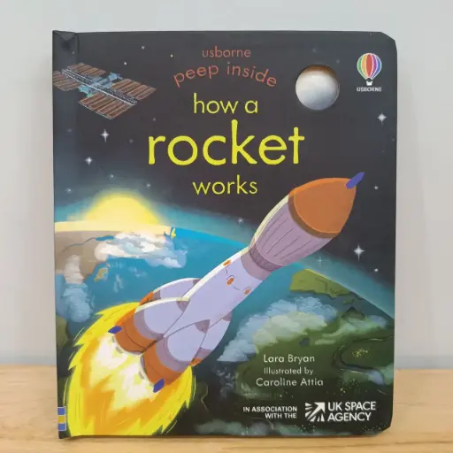 [RP0940] Usborne Peep Inside how a Rocket works