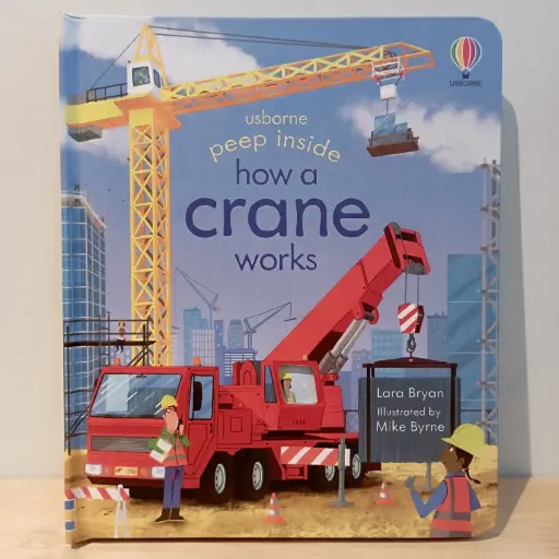 [RP0941] Usborne Peek Inside how a Crane works