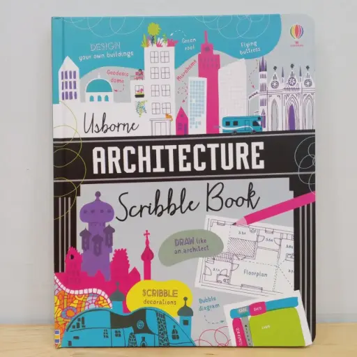 [RP0952] Usborne Stem Scribble Book: Architecture