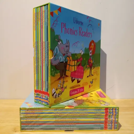 [RPS247] Usborne Phonics Readers (20 Books) (Box Set)