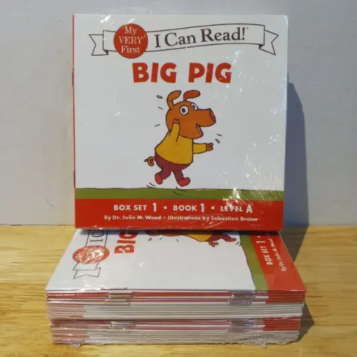 [RPS252] I Can Read! My Very First: Big Pig (Red) (12 Books Set)