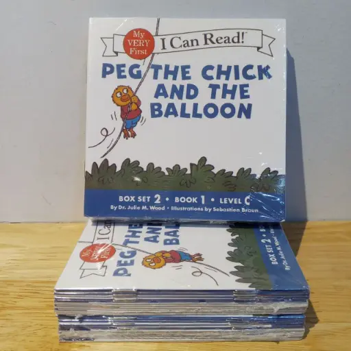 [RPS251] I Can Read! My Very First: Peg the Chick and the Balloon (Blue) (12 Books Set)