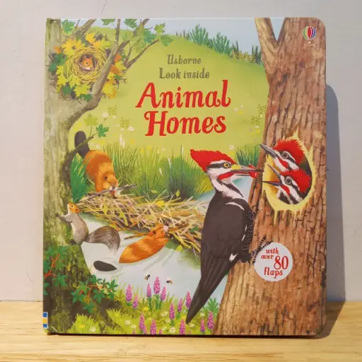 [RP1023] Usborne Look Inside Animal Homes