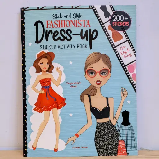 [UB0015] Fashionista Dress-Up Sticker Activity Book
